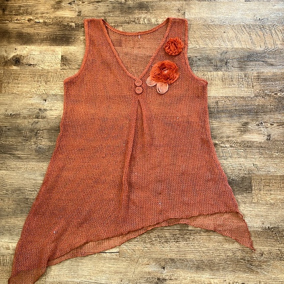 Bathing Suit Coverup With Sequins - Picture 5 of 8